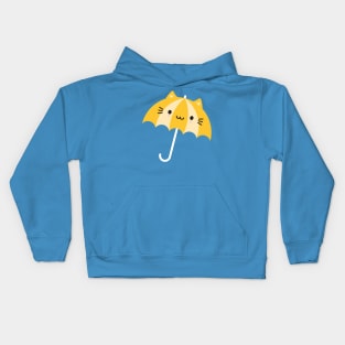 Kawaii Cat Umbrella Kids Hoodie